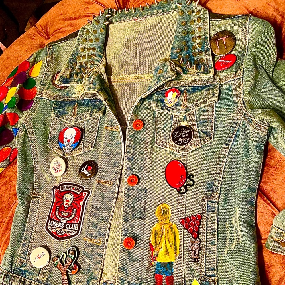 Ooak IT jean jacket